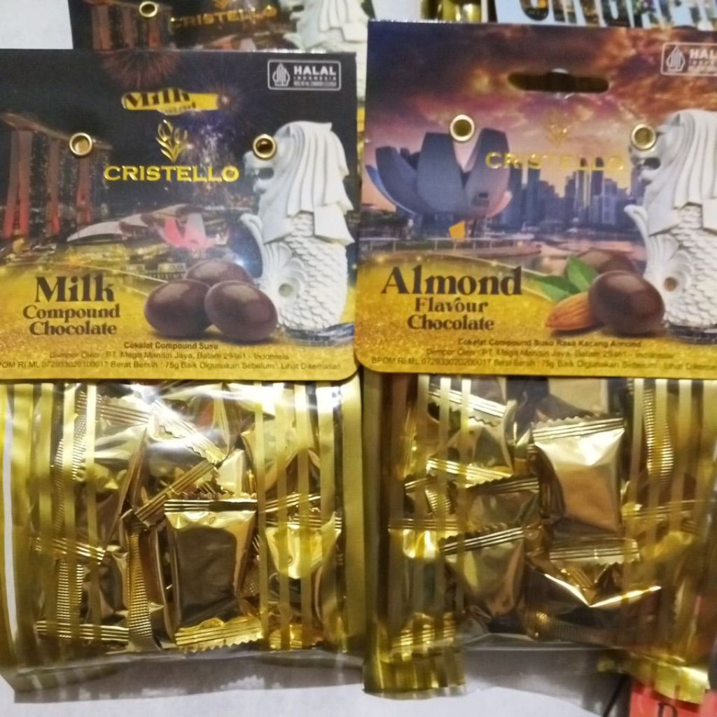 Cristello chocolate gold / coklat Singapura