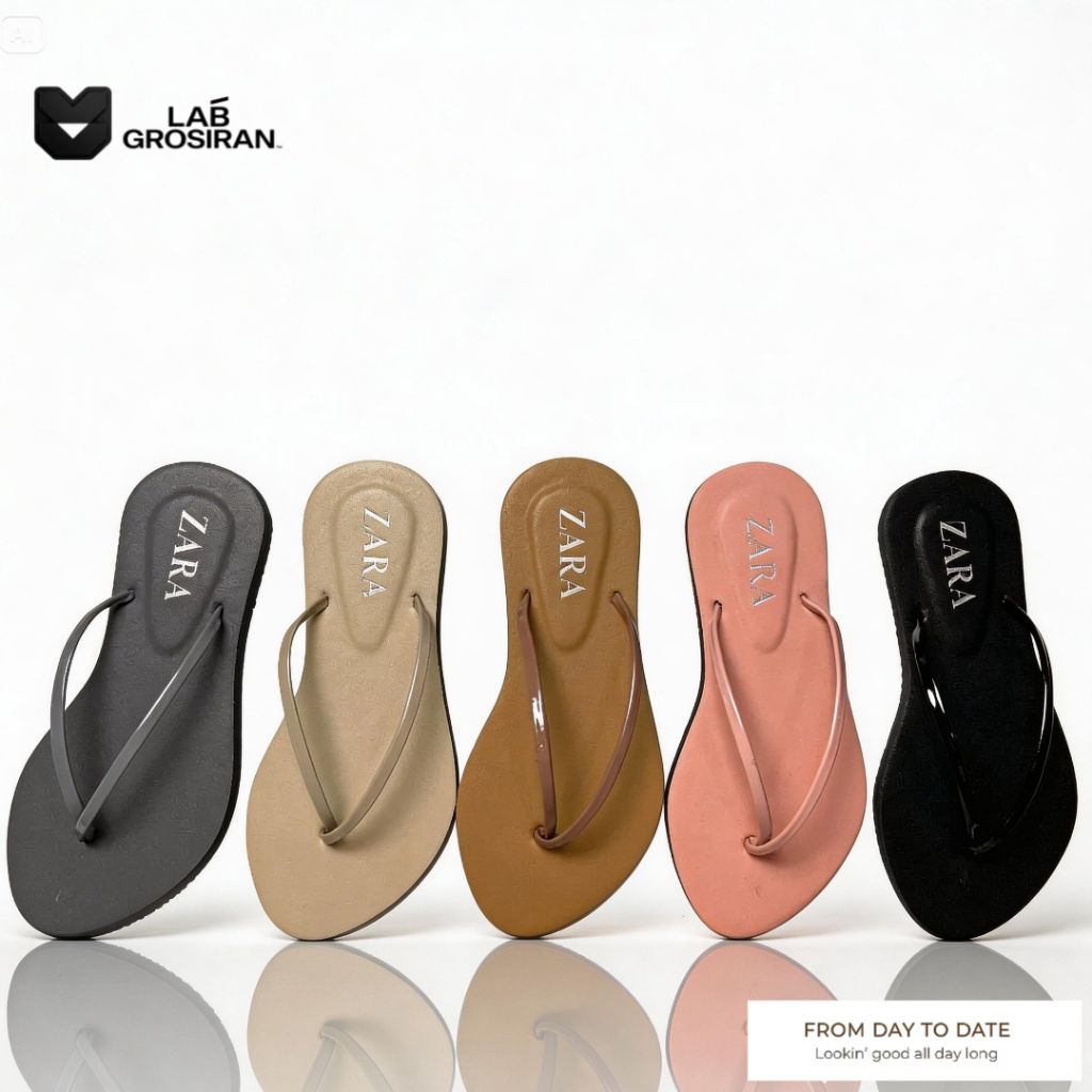 ZARA SANDAL wanita jepit New