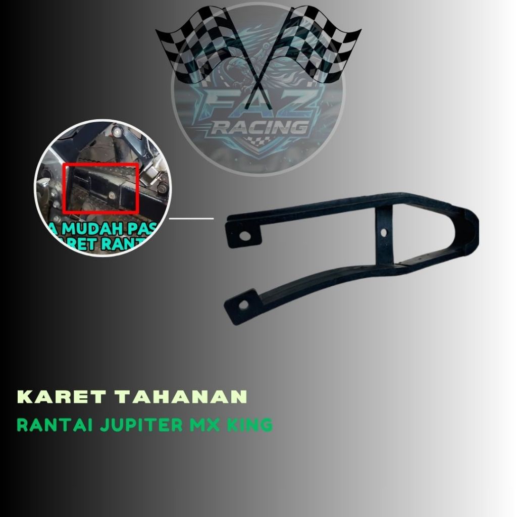 Karet Tahanan Rantai Jupiter MX 135 Lama Old 2006-2009 & MX King 150 Karet Bantalan Swing Arm Tataka