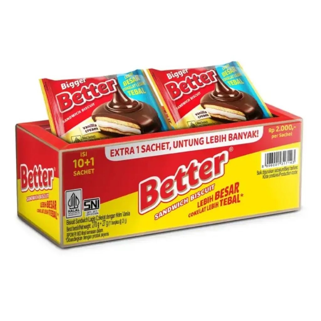 Biscuit Better coklat / Caramel