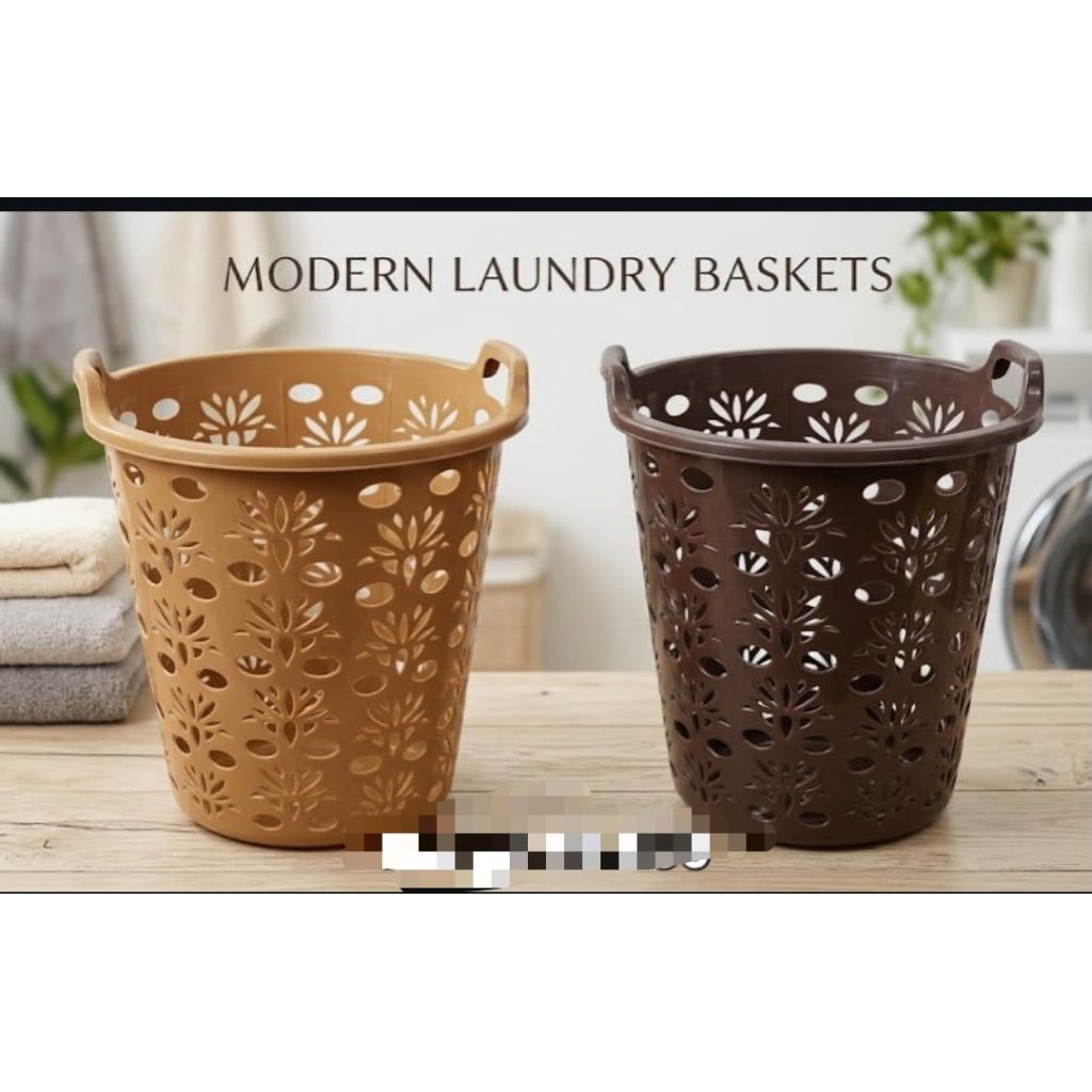 Keranjang Laundry Plastik (Tanpa tutup)