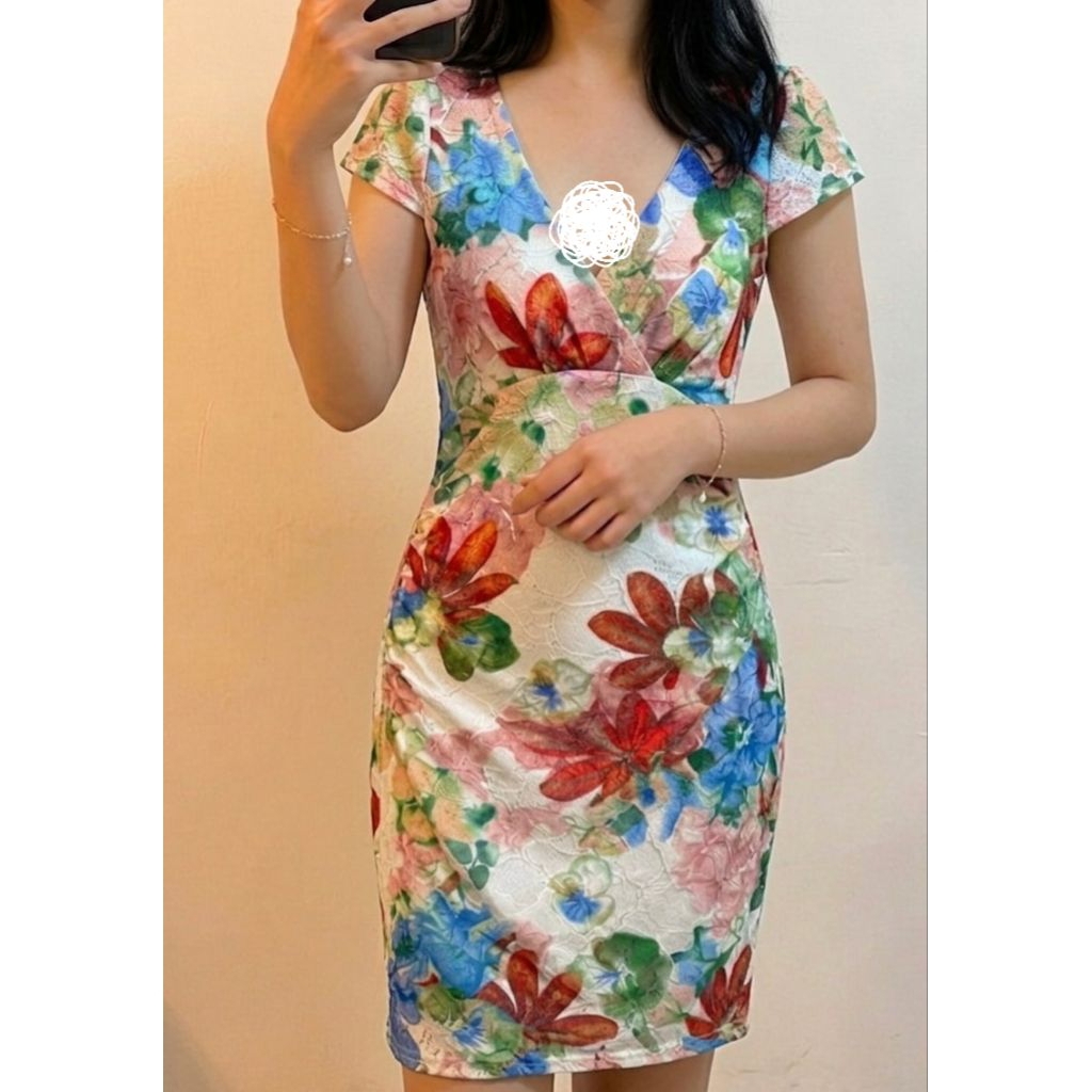 korean Floral Dress