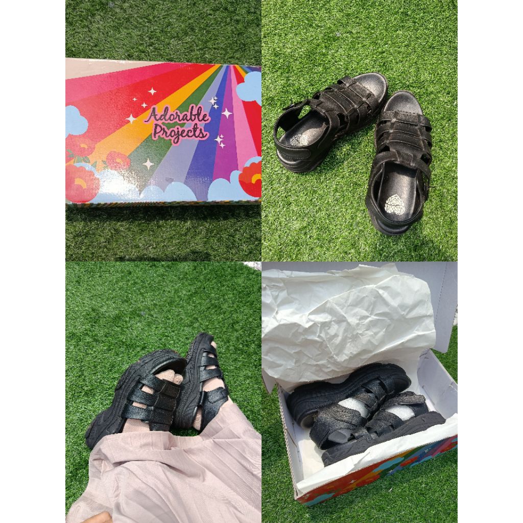 Sendal Wanita - Adorable Projects Zens Platform Black