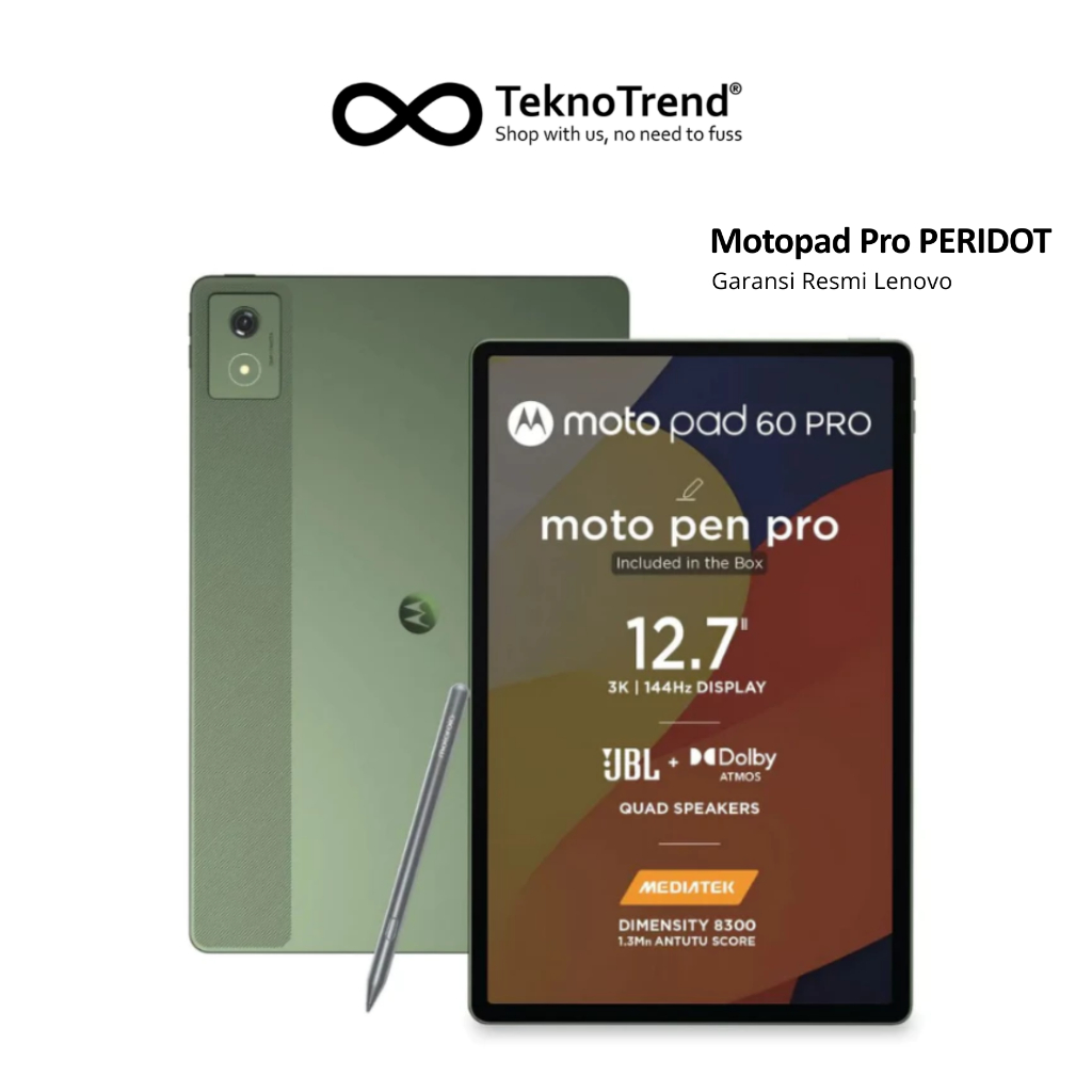 Lenovo Motopad Pro 12.7 inch 3K 144Hz WiFi Only Garansi Resmi Lenovo
