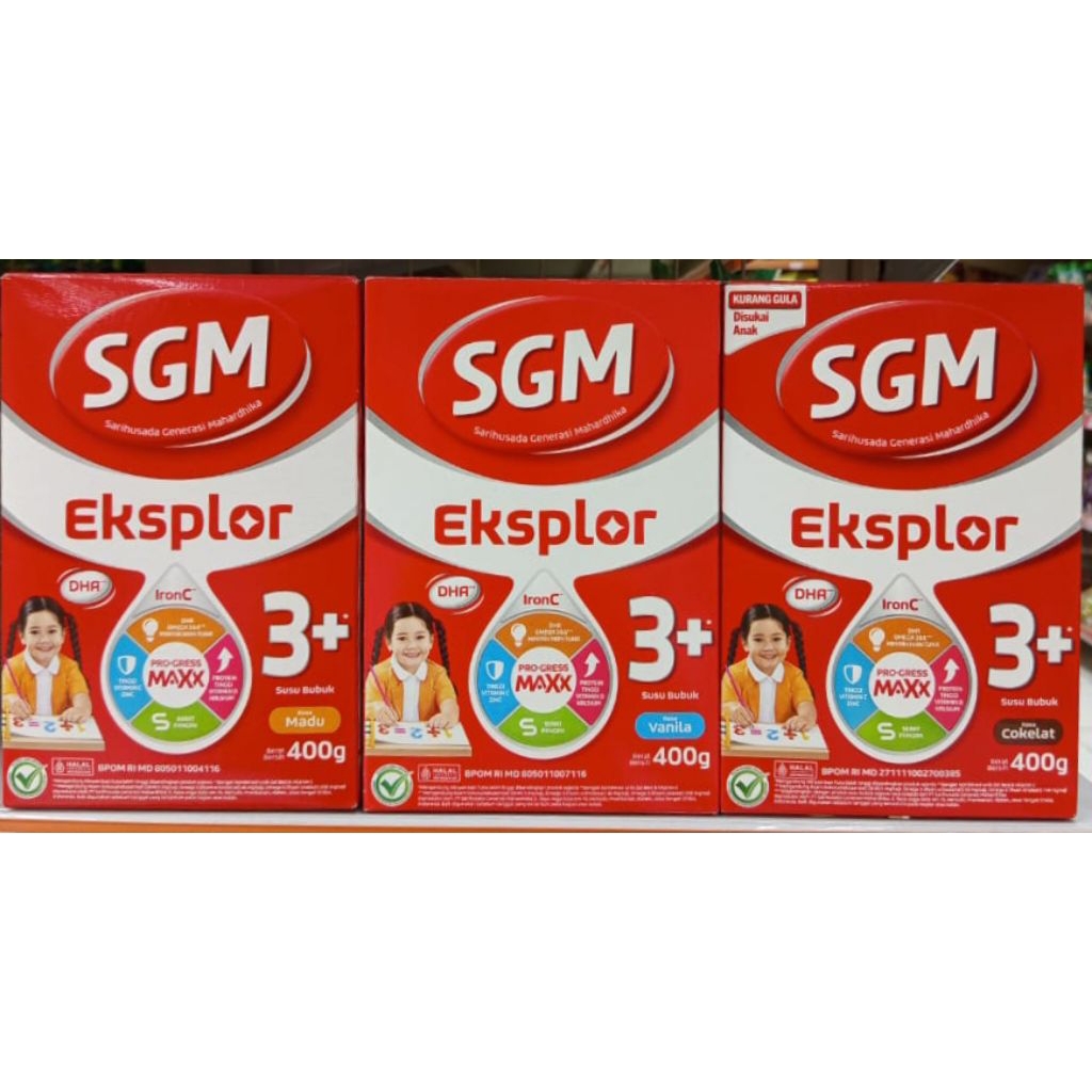 SGM 3+ (MADU, VANILA, &COKLAT) 400GR