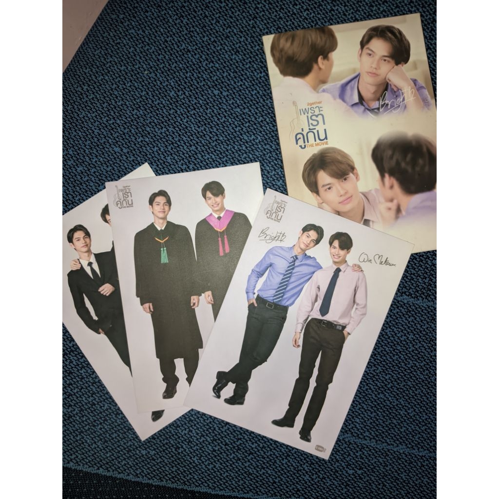 POSTCARD 2gether The Movie Ver.1 BRIGHT WIN OFFICIAL GMMTV