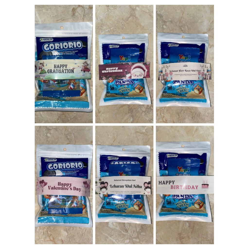 Mini Gift Snack THR Hampers murah lucu