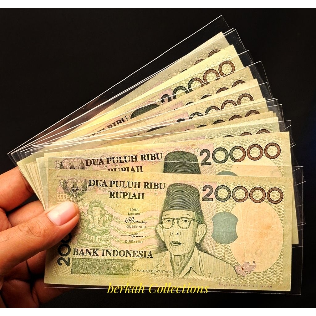 uang 20 ribu rupiah ki hajar dewantara 1998
