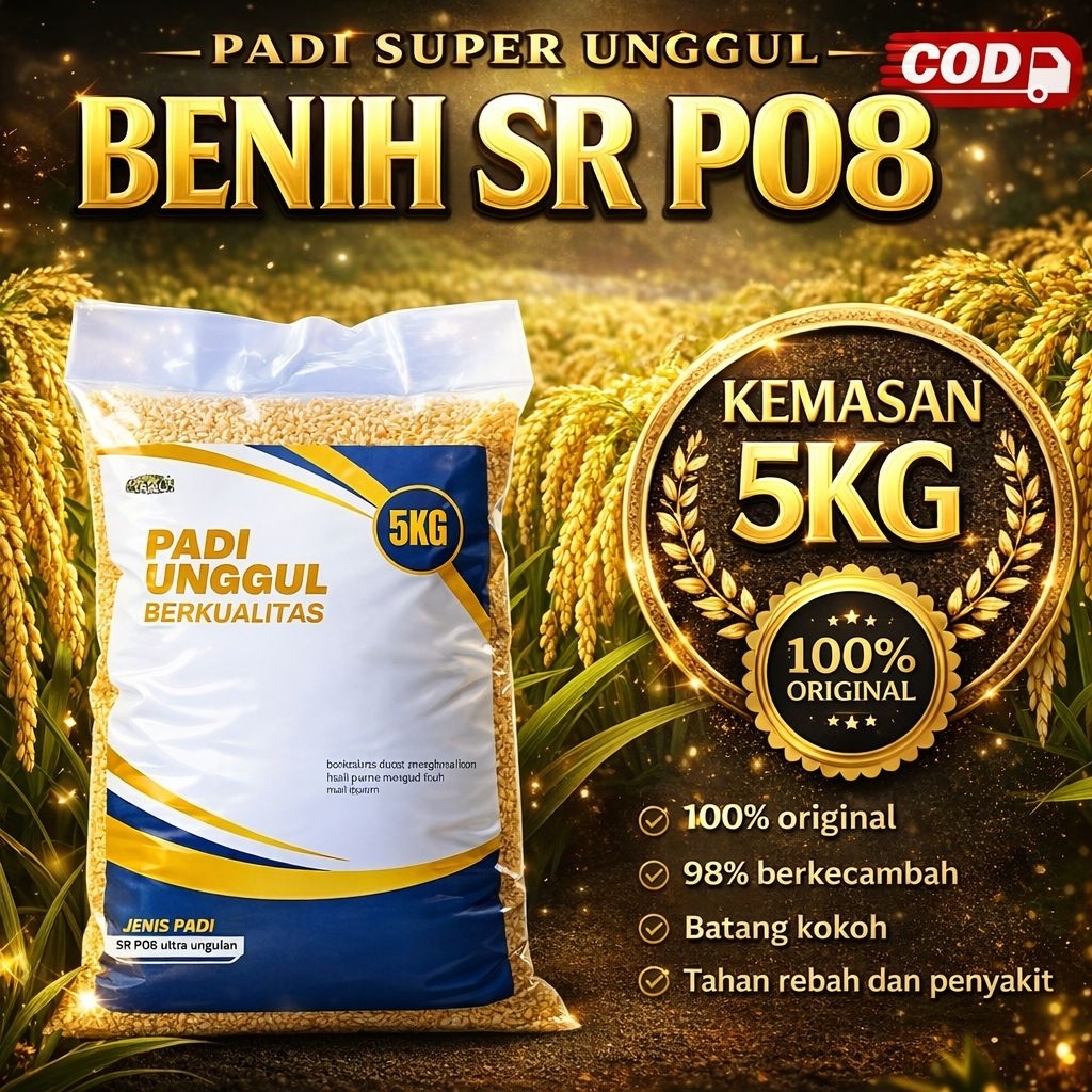 benih padi sr p08 ultra genjah 5kg