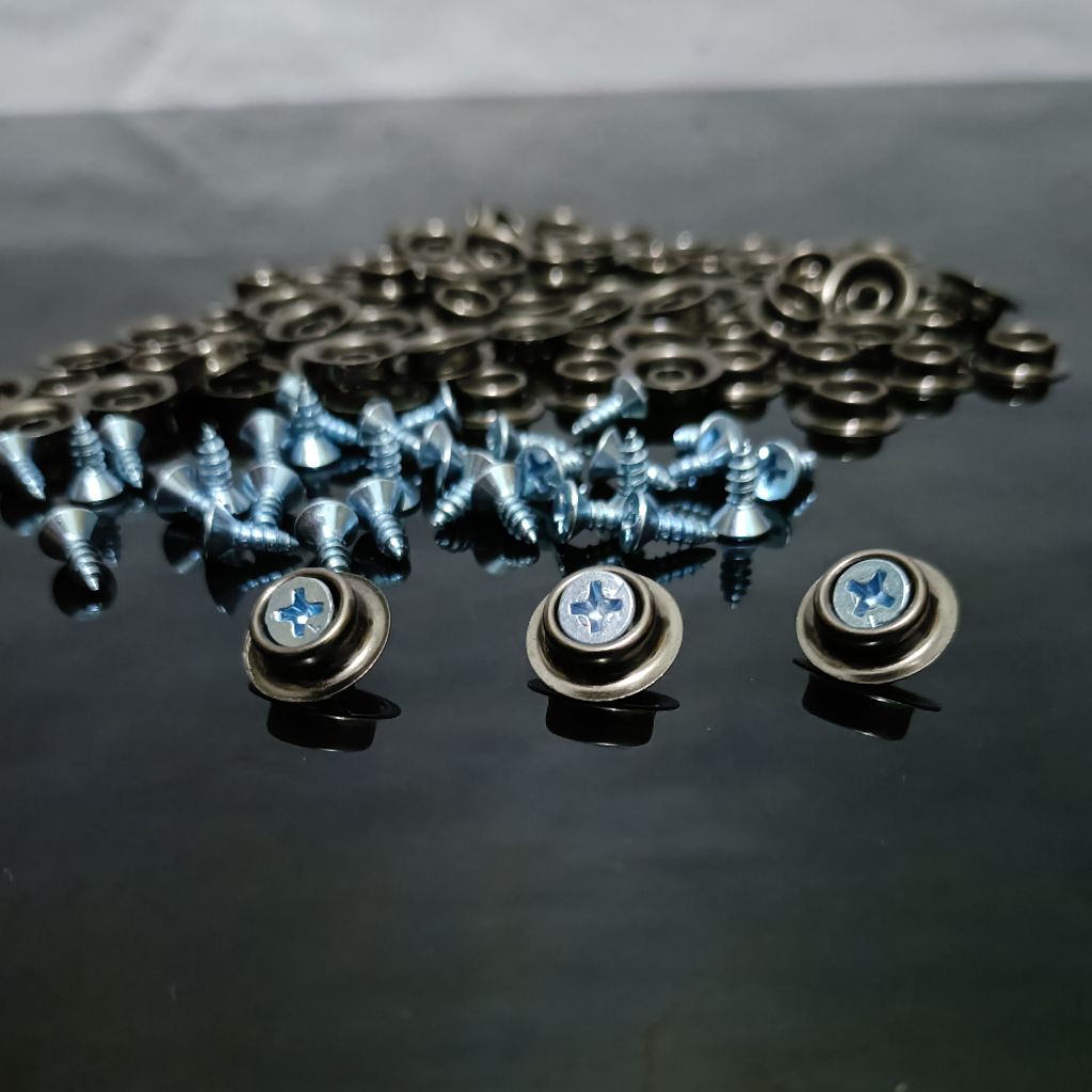 Kancing Helm Bogo / Knop Helm Bogo Isi (3 Set)