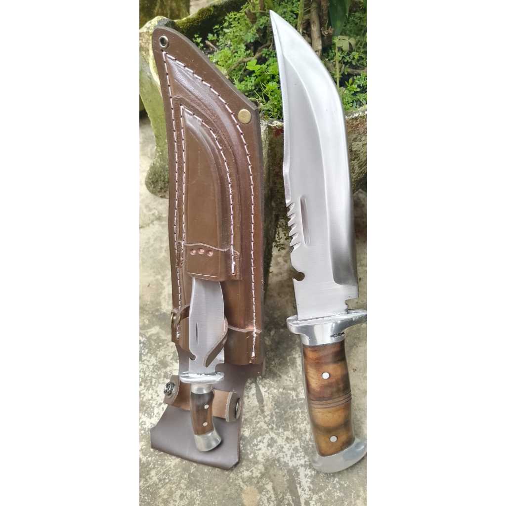 Rambo Anak Set Pisau Multifungsi (Pisau Camping Survival)