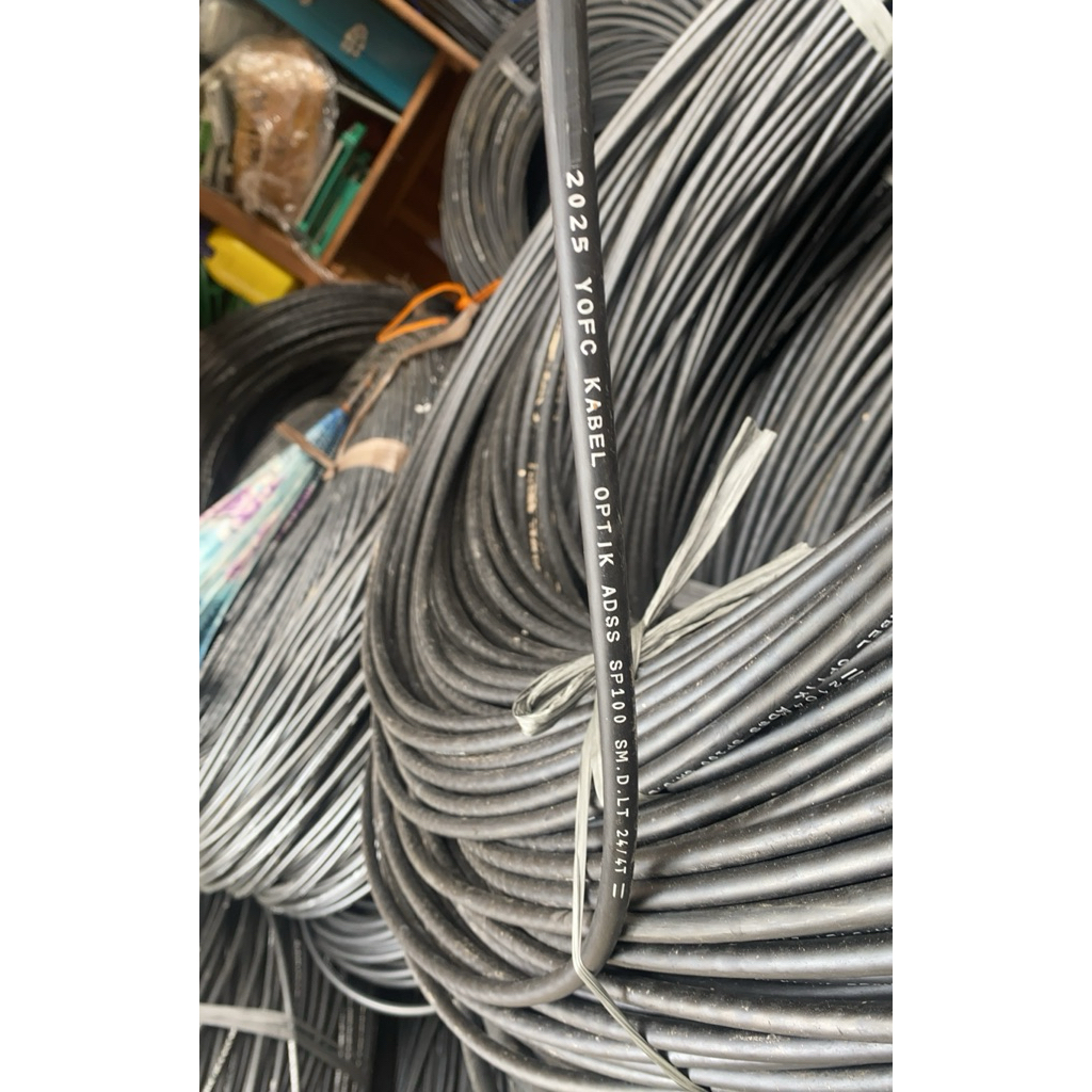 2025 YOFC Kabel Optik ADSS SP.100 SM.D.LT 24/4T