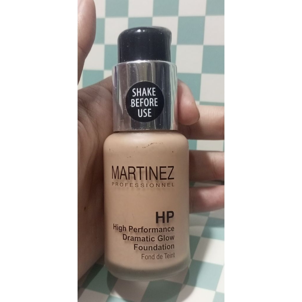 Martinez Professionnel 30ml Shade no 03 Beige Peony HP High Performance Dramatic Glow Foundation Pre