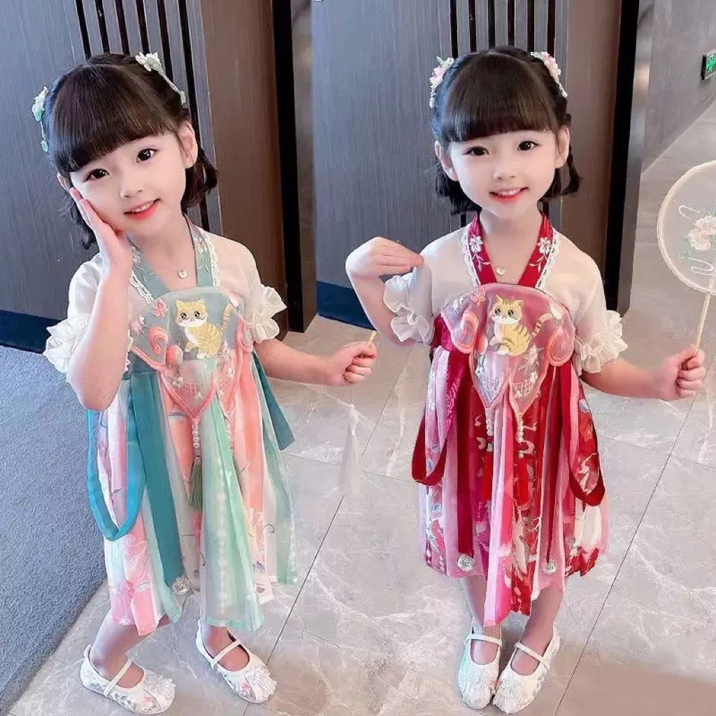 Mr.Gabor Baju dress hanfu adat china anak perempuan lucu / KATTY HANFU DRESS