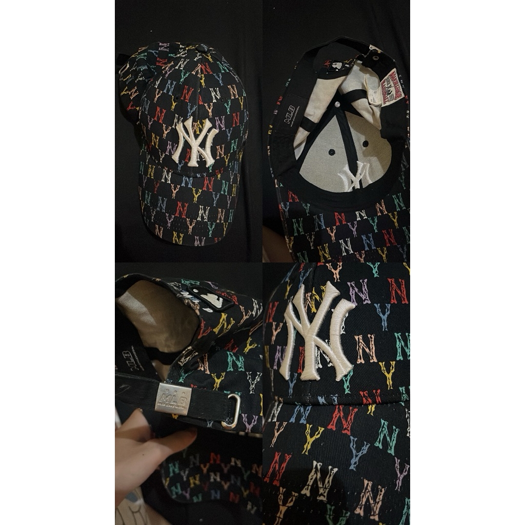 ORIGINAL MLB NEW ERA RAINBOW MONOGRAM CAP BLACK