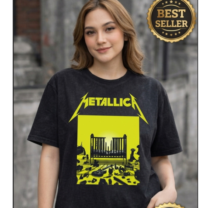Kaos Metallica 72 Seasons Vintage Bootleg 90s Oversize Washing - BEBASMUSICLOTH x Defourd Apparel - 