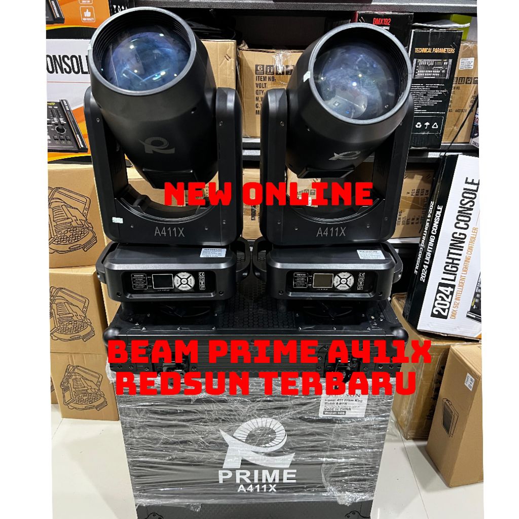 BEAM PRIME KING A411X/411WTERBARU REDSUN FREE HARDCASE  HARGA SEPASANG