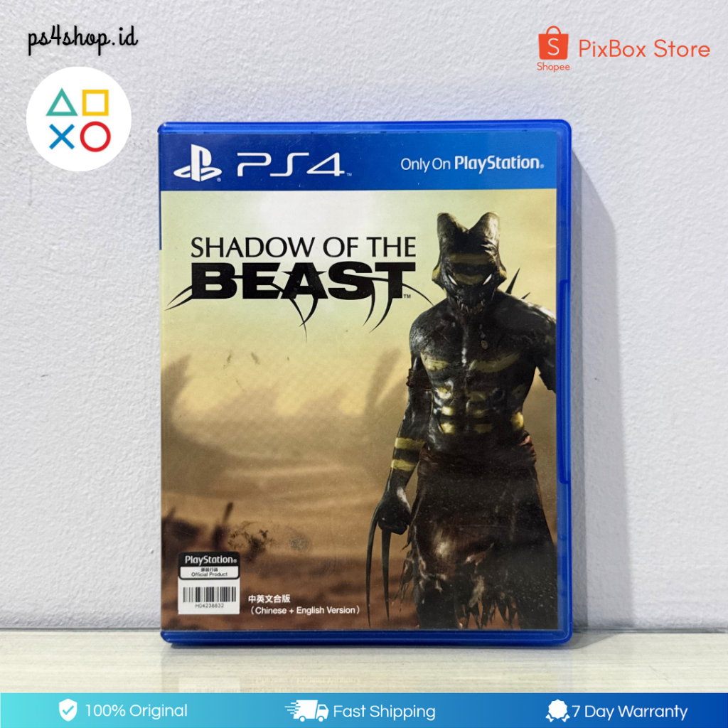 BD Kaset Shadow of the Beast PS4 Original Second Bekas | Game Disc Action Fantasy Hack and Slash