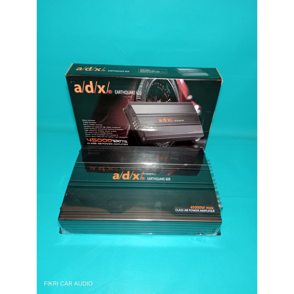 Power ADX Earthaquake 609 / Power Amplifier 4Channel 45000Watt Clas AB Audio Mobil