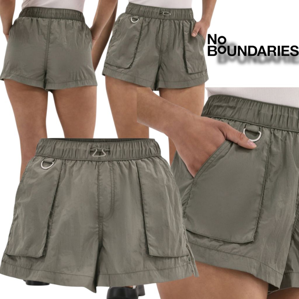​Celana Pendek Wanita Dewasa  Cargo Pendek Nilon No Boundaries (Unisex) - Earth Tone Series