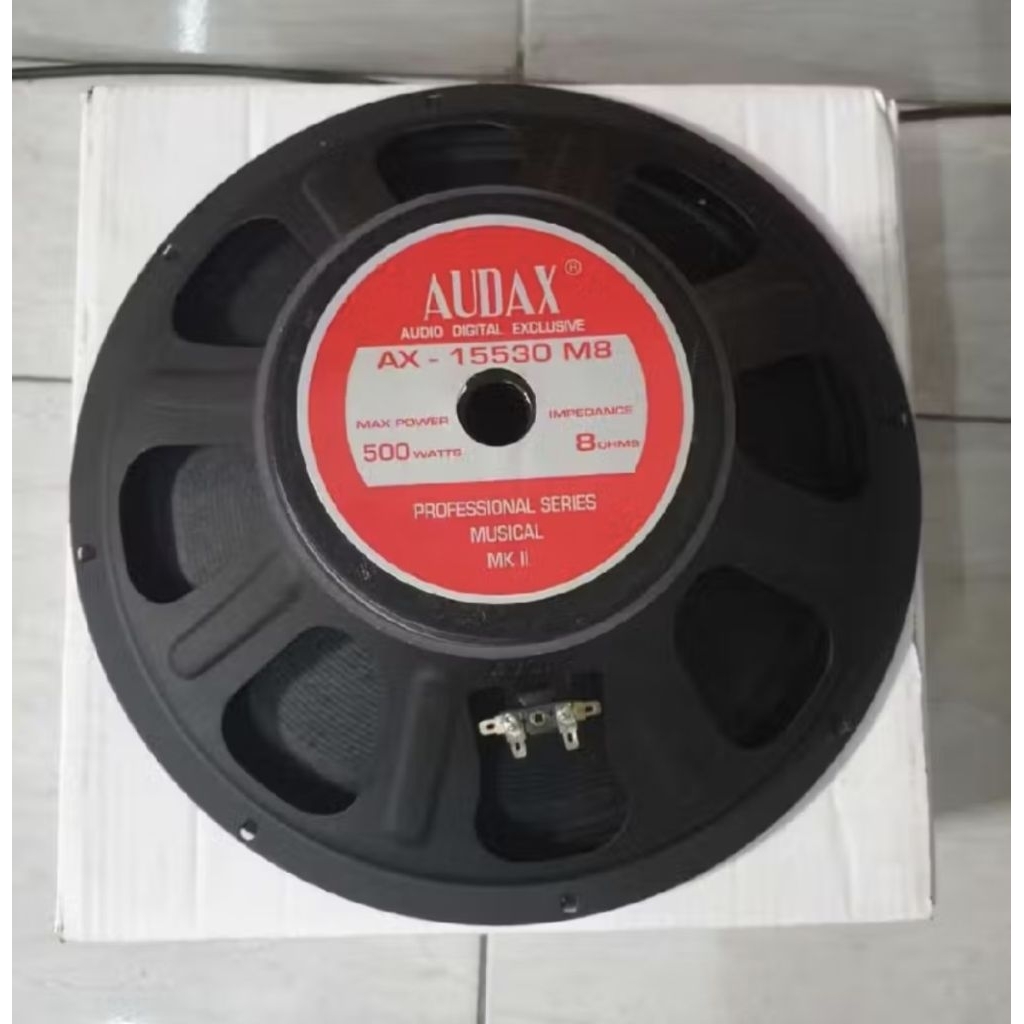SPEAKER 15 INCH MIDHIGH AUDAX 500WATT 8OHM 15IN 15" 15 IN 15INCH MID HIGH AUDAX ORI