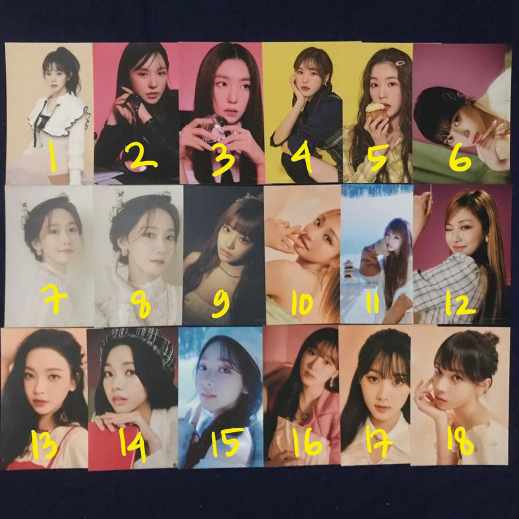 [READY STOCK] POSTCARD SM GIRLGROUP SNSD YOONA RED VELVET IRENE WENDY AESPA KARINA GISELLE WINTER NI
