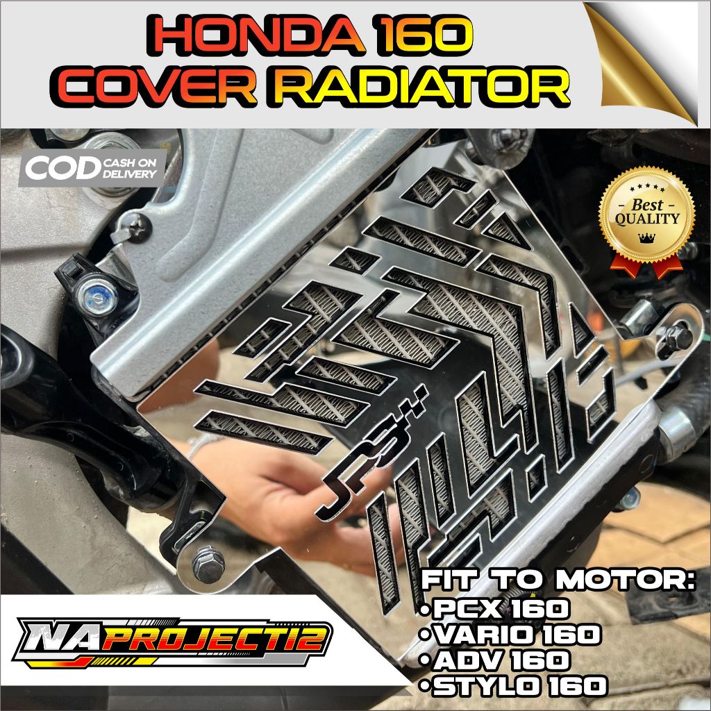 Cover radiator VARIO PCX ADV STYLO Aksesoris Motor Cover Radiator Akrilik_03