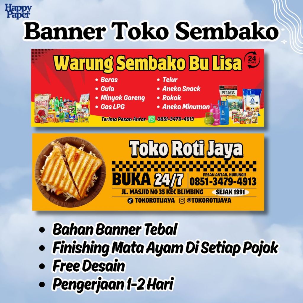 Banner Toko Sembako