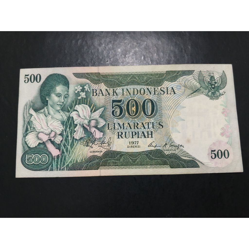 UANG KUNO 500 RUPIAH SERI KONDE TAHUN 1977 BAGUS