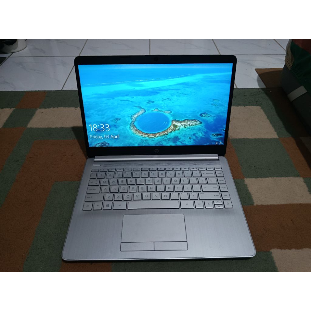 Laptop Hp 14s-dk0073AU AMD A4-9125 Radeon R3 RAM 4GB HDD 1TB
