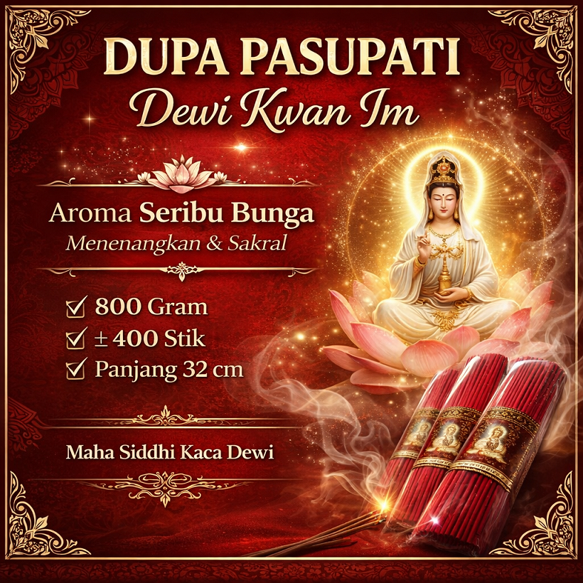 Dupa Pasupati Dewi Kwan Im 800 Gram – Aroma Seribu Bunga