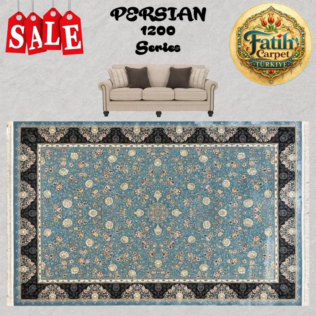 Karpet Premium Klasik Import Iran Reeds 1200 -PARIA BLUE