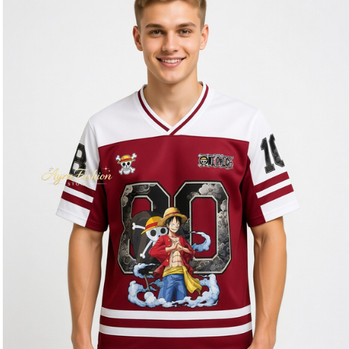 Jersey One Piece Dewasa LUFFY SANJI ZORO CHOOPER / Jersey One Piece / KAOS OLAHRAGA dan Sehari-hari