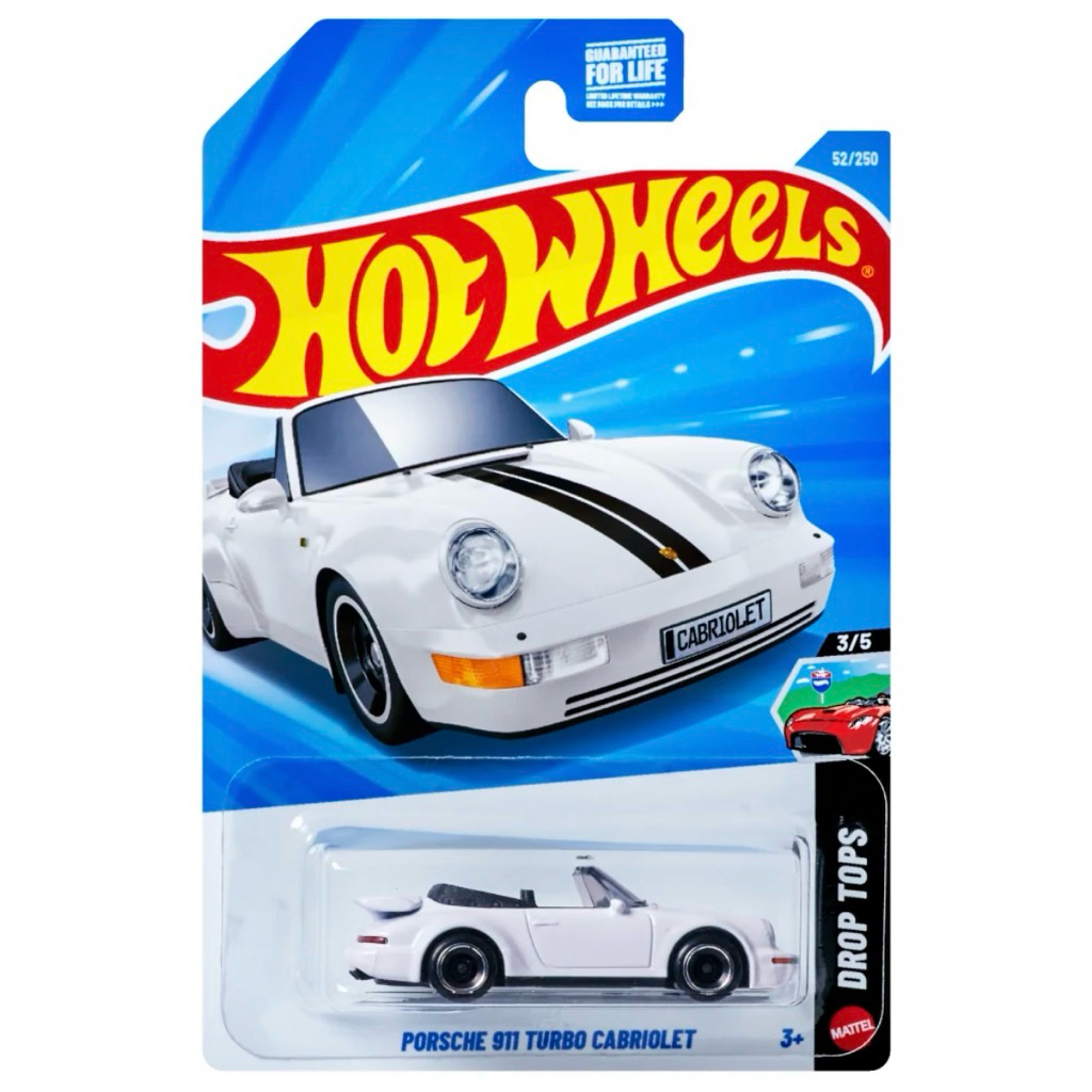 HOT WHEELS PORSCHE 911 TURBO CABRIOLET