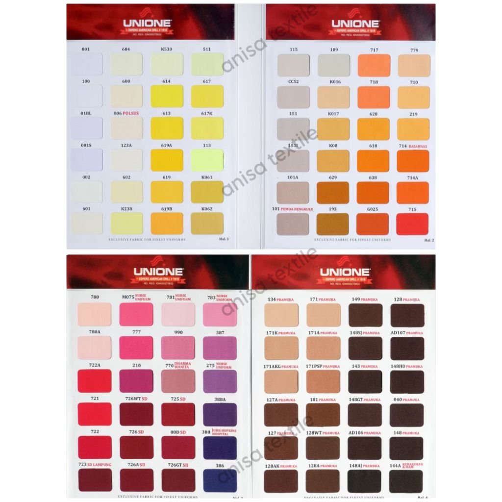 Bahan American Drill UNIONE Kain Eceran Bahan Seragam Sekolah Kain Celana Kain Kemeja Hal 1