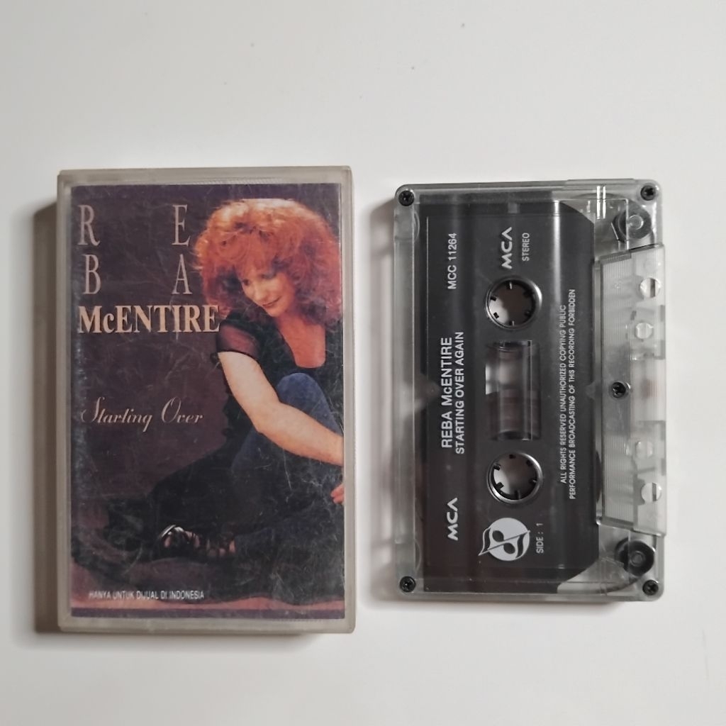 Kaset Pita Reba McEntire Starting Over