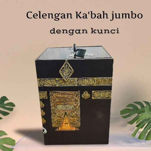 Celengan Kabah Jumbo Dengan kunci Termurah  Celengan Kabah Umrah