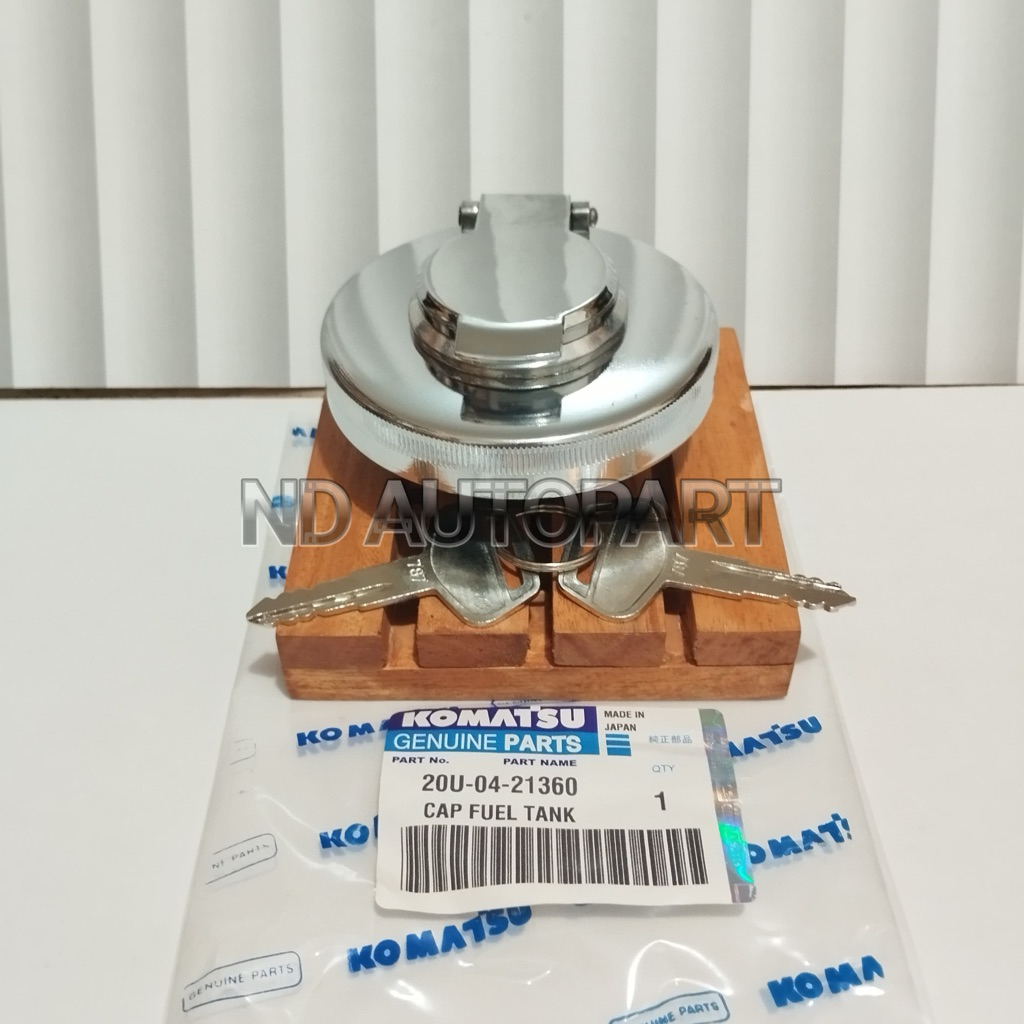 Tutup Tangki Solar PC75 PC78 PC50 PC60 Cap Fuel Tank Komatsu PC75UU-2 PC75uu-320U-04-21360 Asli