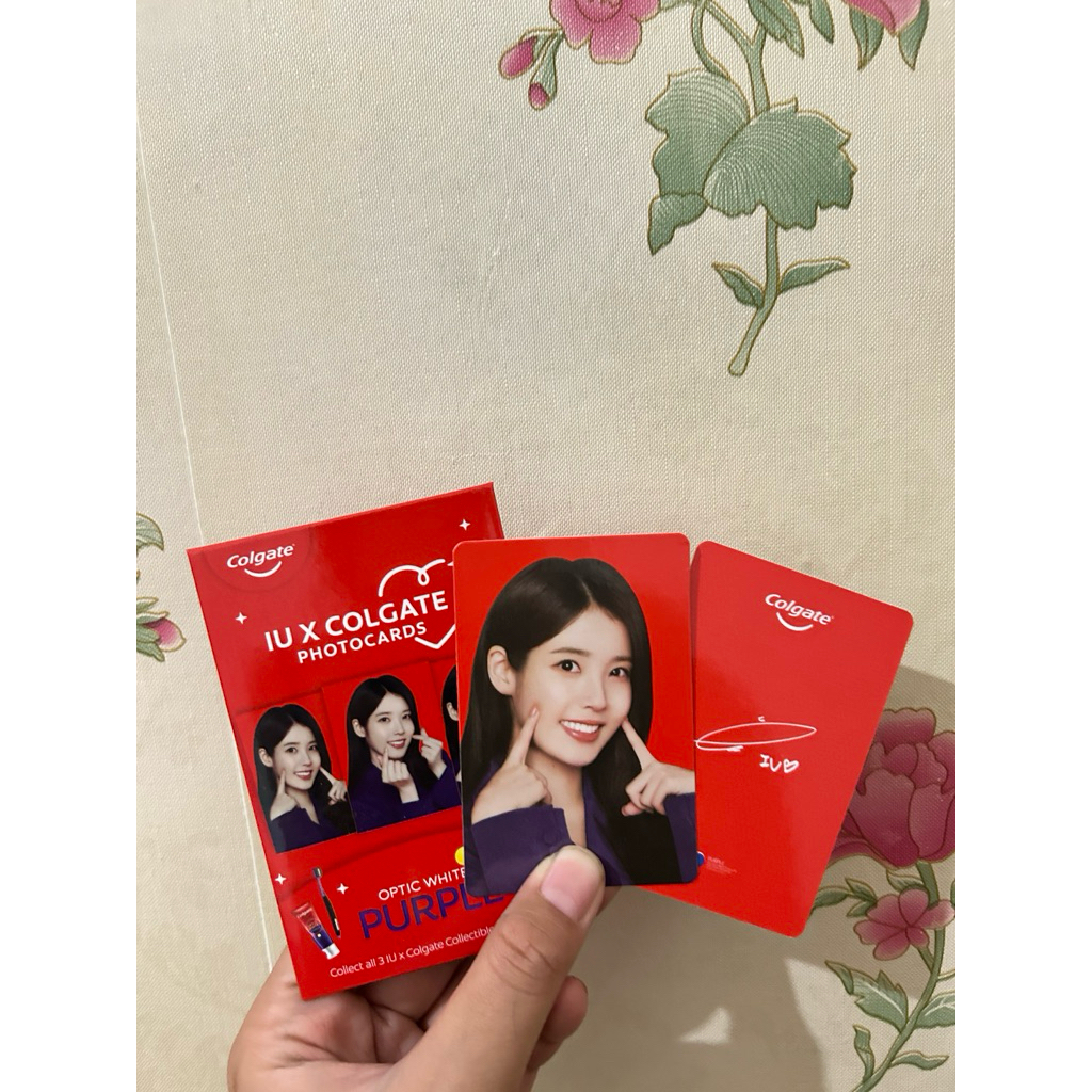 (Official) Photocard IU x Colgate