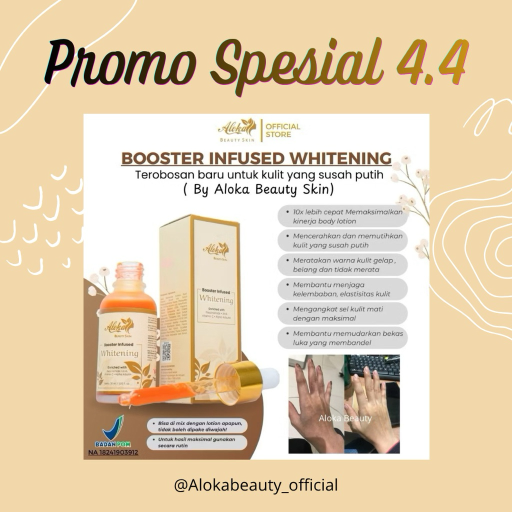 BOOSTER INFUSED WHITENING ALOKA BEAUTY