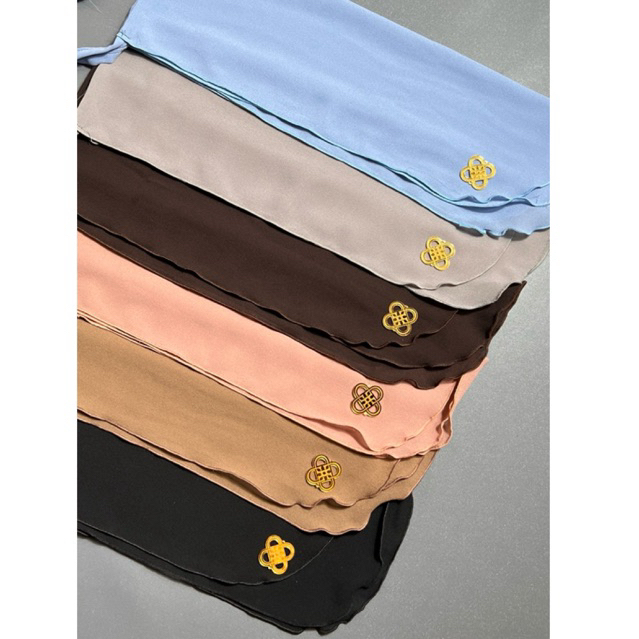 delifa hijab - cadar dua layer ceruty | cadar premium ceruty
