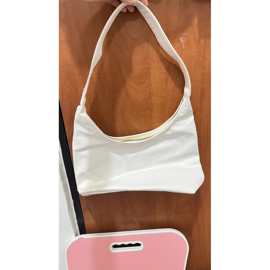 tas totebag kuliah pergi wanita estetik leather