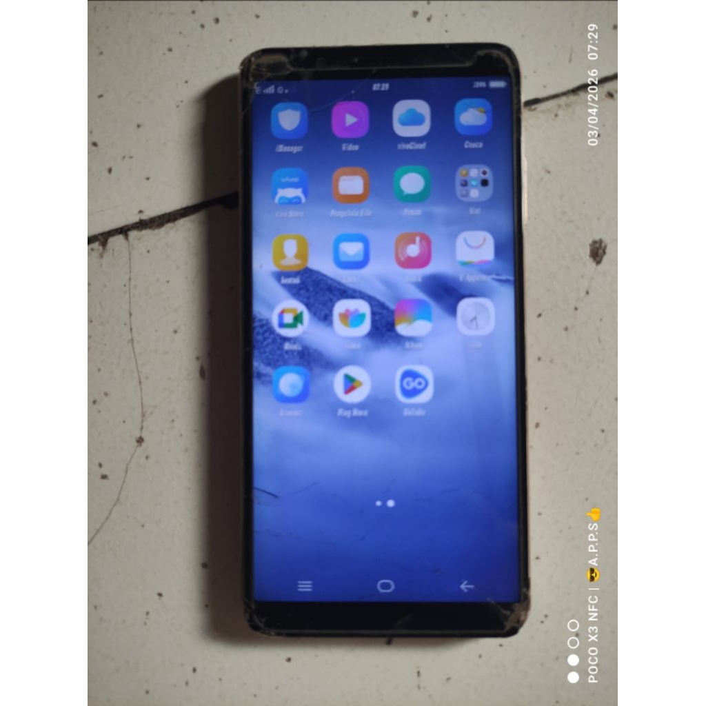 Vivo y71/vivo 1724 ram 2/16Gb second baca deskripsi