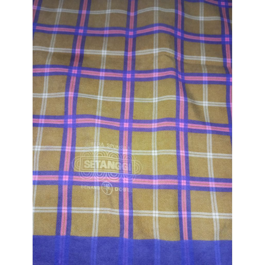 sarung BHS setanggi full sutra spunslik second mulus