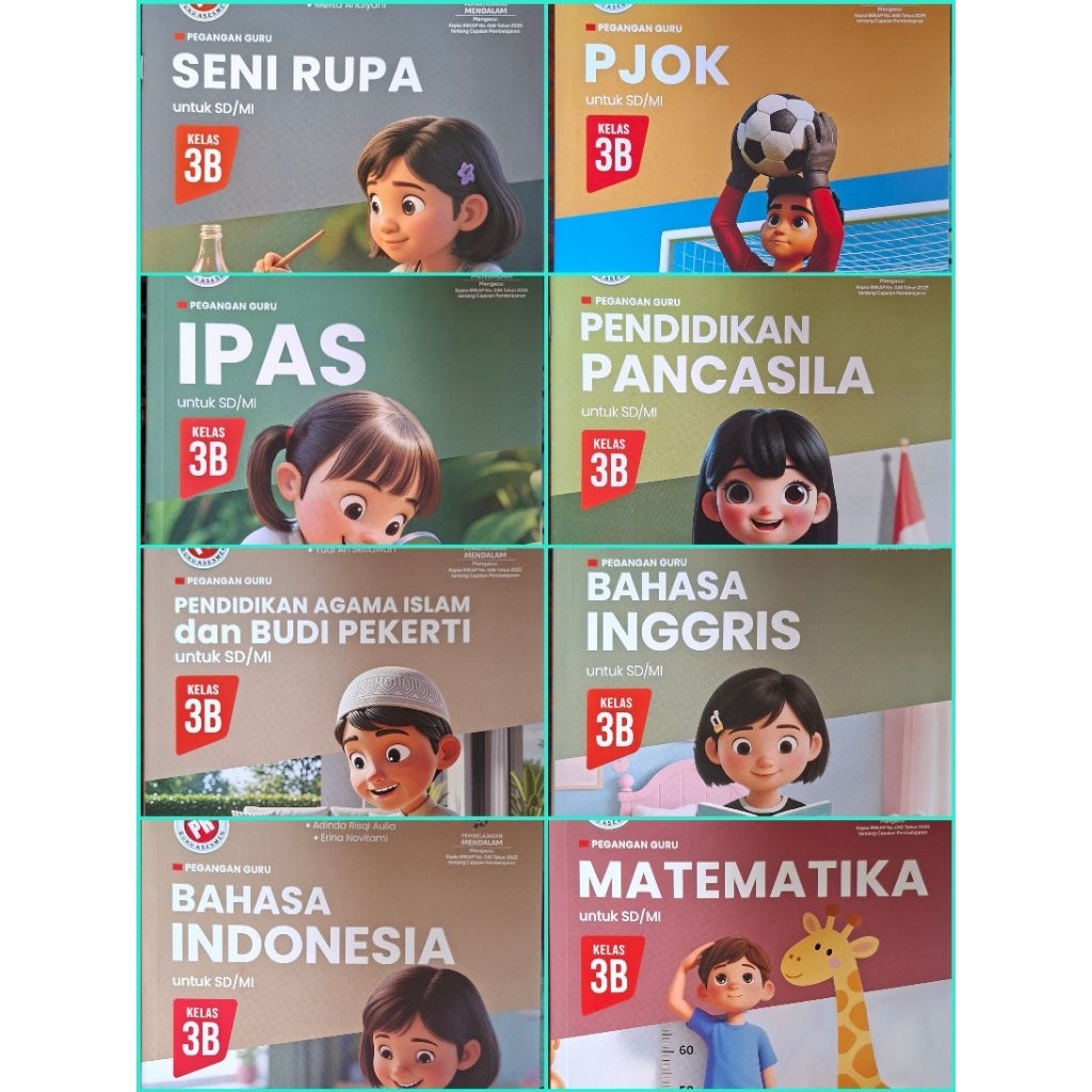 Buku Kunci Jawaban Lks PR Interaktif Asesmen SD Kelas III , 3 Semester 2 Kurikulum Pembelajaran Mend