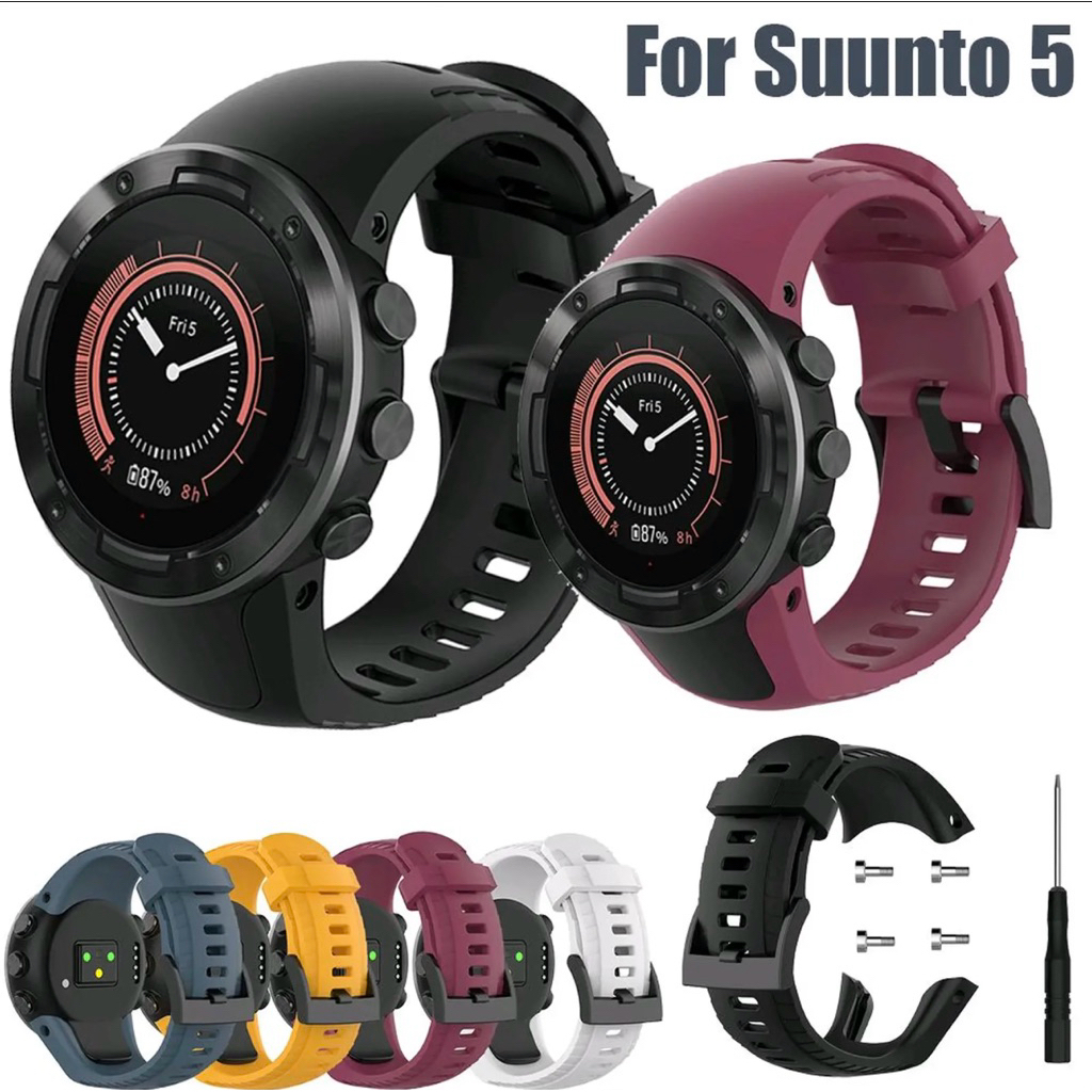 Premium Silicone Strap For Suunto 5” Smartwatch
