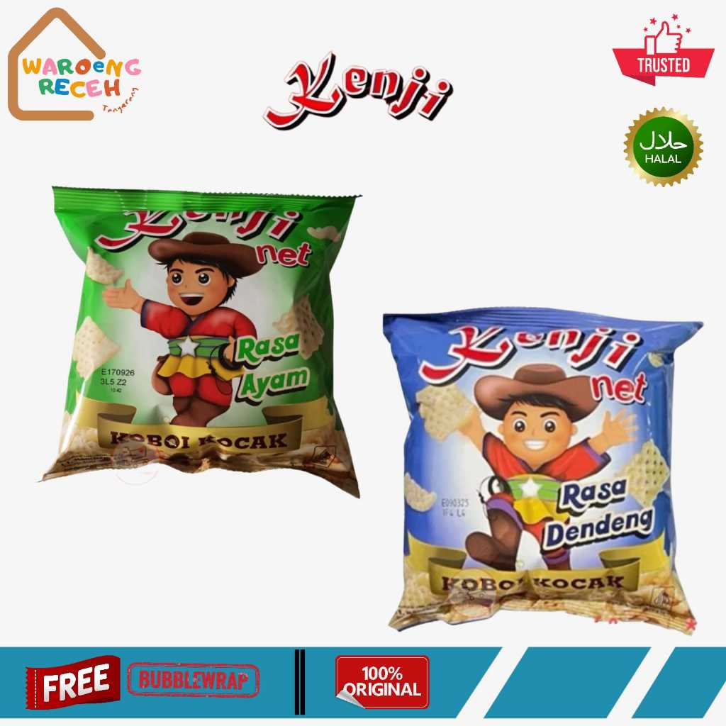 Kenji Net Ciki Koboi Kocak Rasa Dendeng Ayam 30 Gr