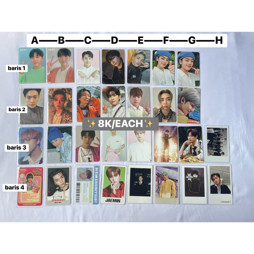 PHOTOCARD PC SEVENTEEN SEUNGKWAN MINGYU TRADING CARD TC &TEAM NCT MATK SKZ STRAYKIDS I.N DINO LAY EX