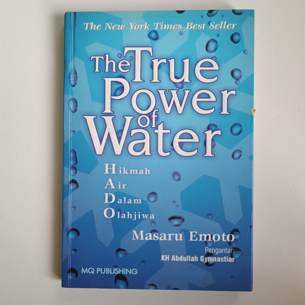 The True Power of Water: Hikmah Air Dalam Olah Jiwa, MIZU NO MARYOKU KOKOROTO KARADA NO UOUTAA HIRIN