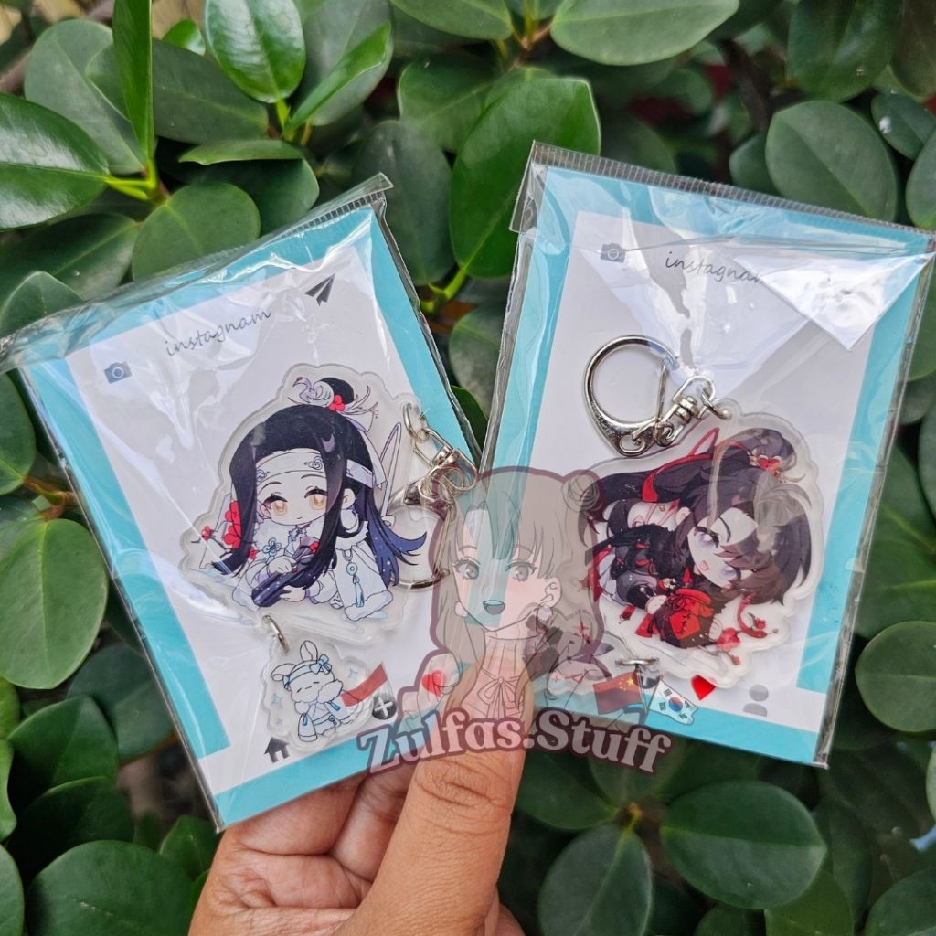 [READY STOCK] GANCI GANTUNGAN KUNCI KEYCHAIN BAG CHARM WANGXIAN LAN ZHAN WEI YING LAN WANGJI WEI WUX